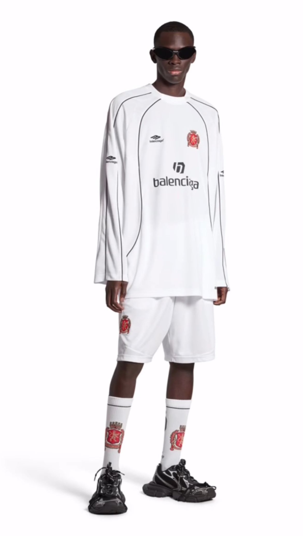 T-shirt de football surdimensionné