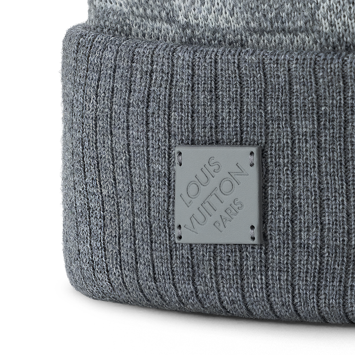 Bonnet et Écharpe Néo Petit Damier Gris