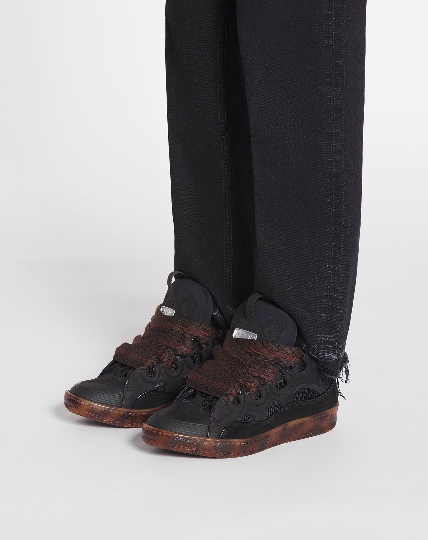 LANVIN BLACK AND BROWN