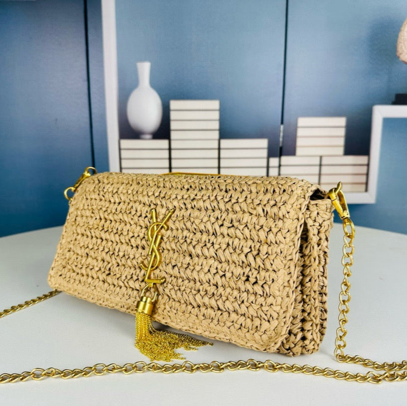 YSL - KATE 99 TASSEL IN RAFFIA