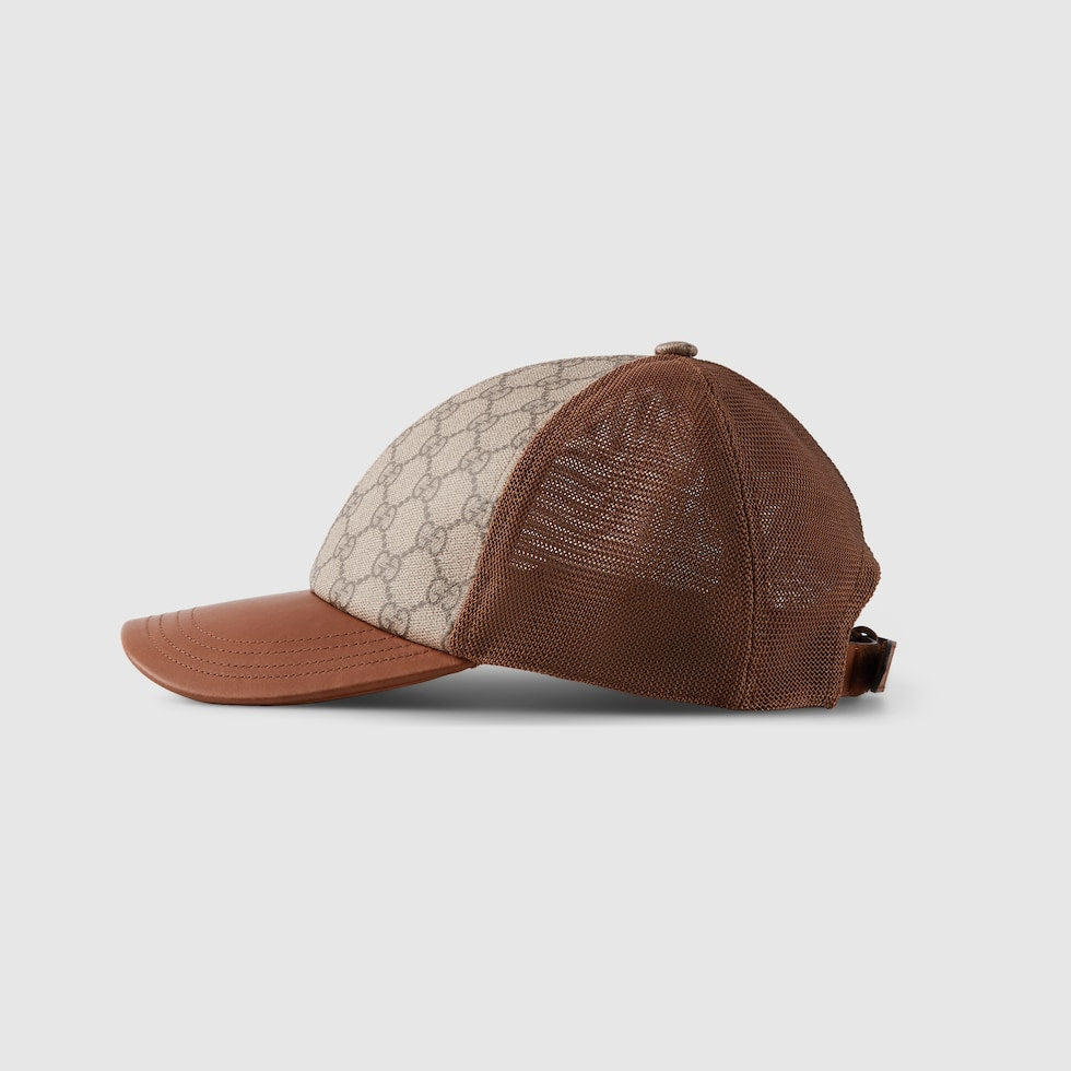 CASQUETTE EN TOILE GG MONOGRAM maron