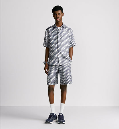 Chemise à manches courtes Dior Oblique