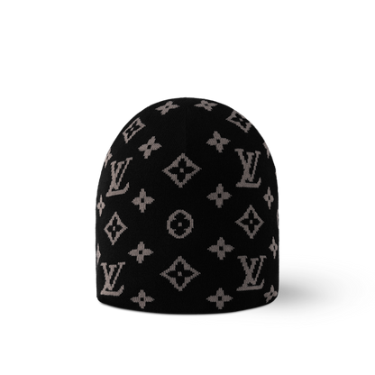 Bonnet et Écharpe LV Fit Monogram Noir