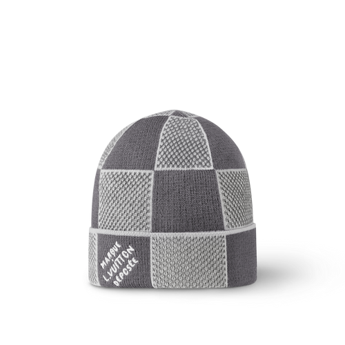 Bonnet et Écharpe Damier Heritage Gris