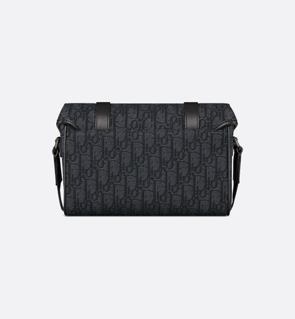 Sac Messenger à rabat Dior Hit The Road Noir
