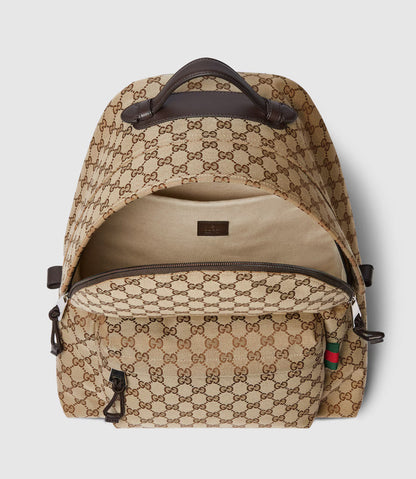 Sac à dos en toile GG moyen format