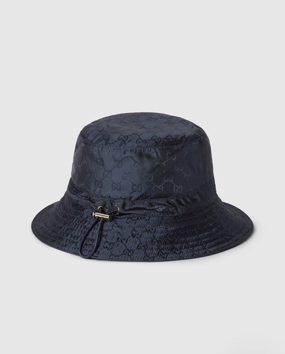 Chapeau bob réversible en nylon GG