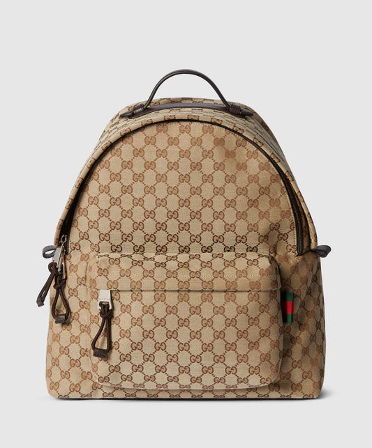 Sac à dos en toile GG moyen format