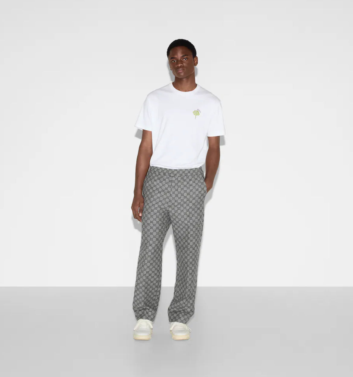 Pantalon en flanelle GG