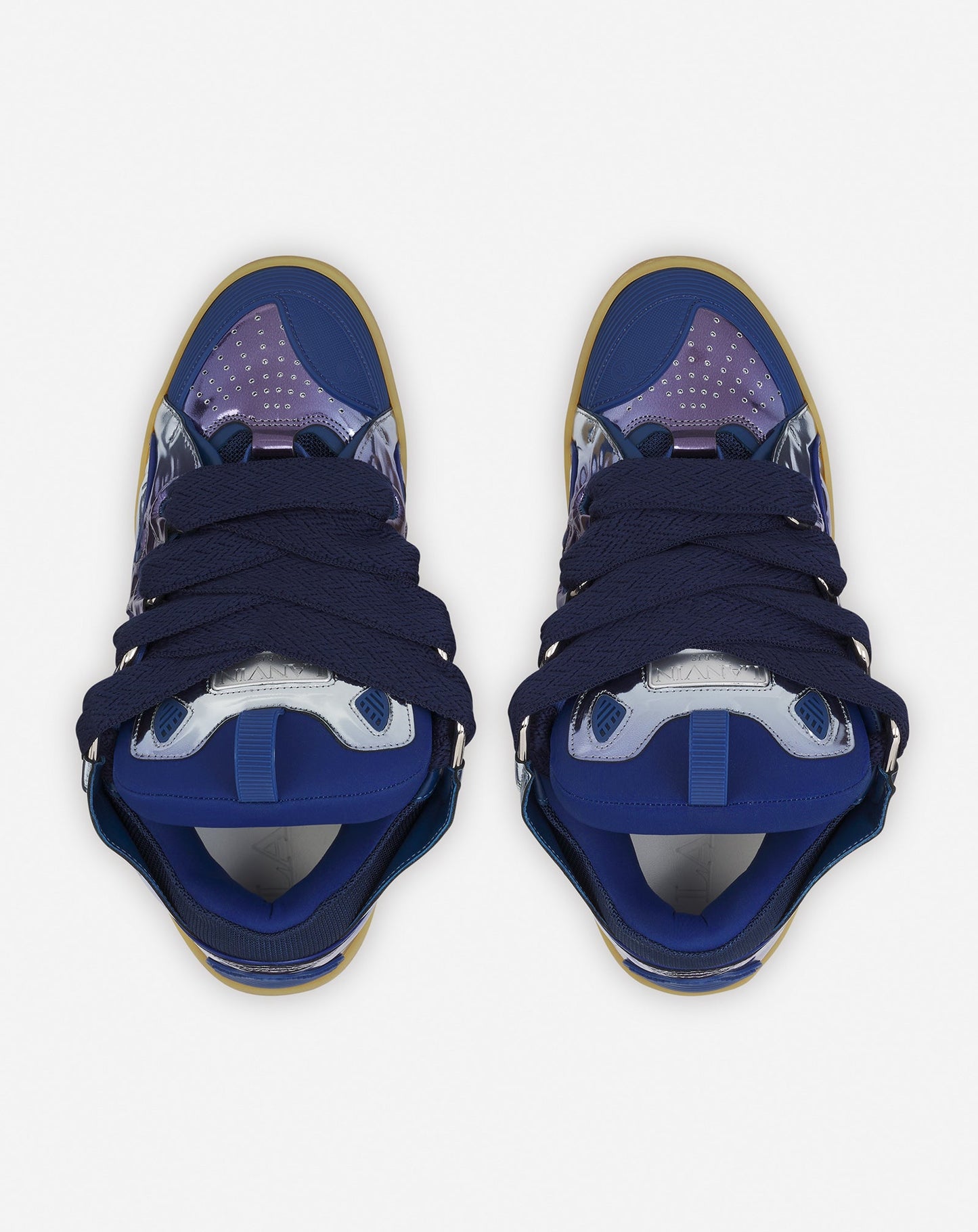 LANVIN METALLIC CORNFLOWER