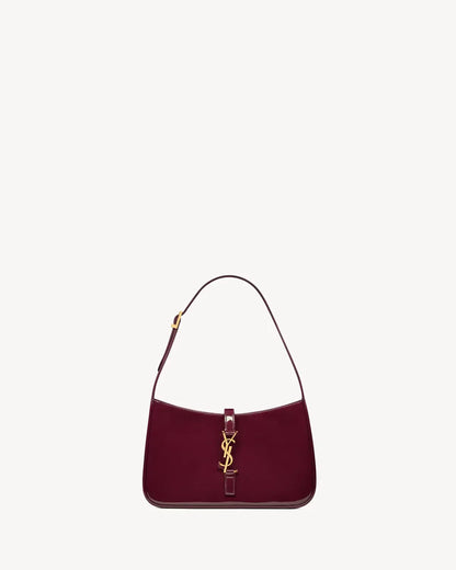 YSL - le 5 à 7 en cuir verni Red