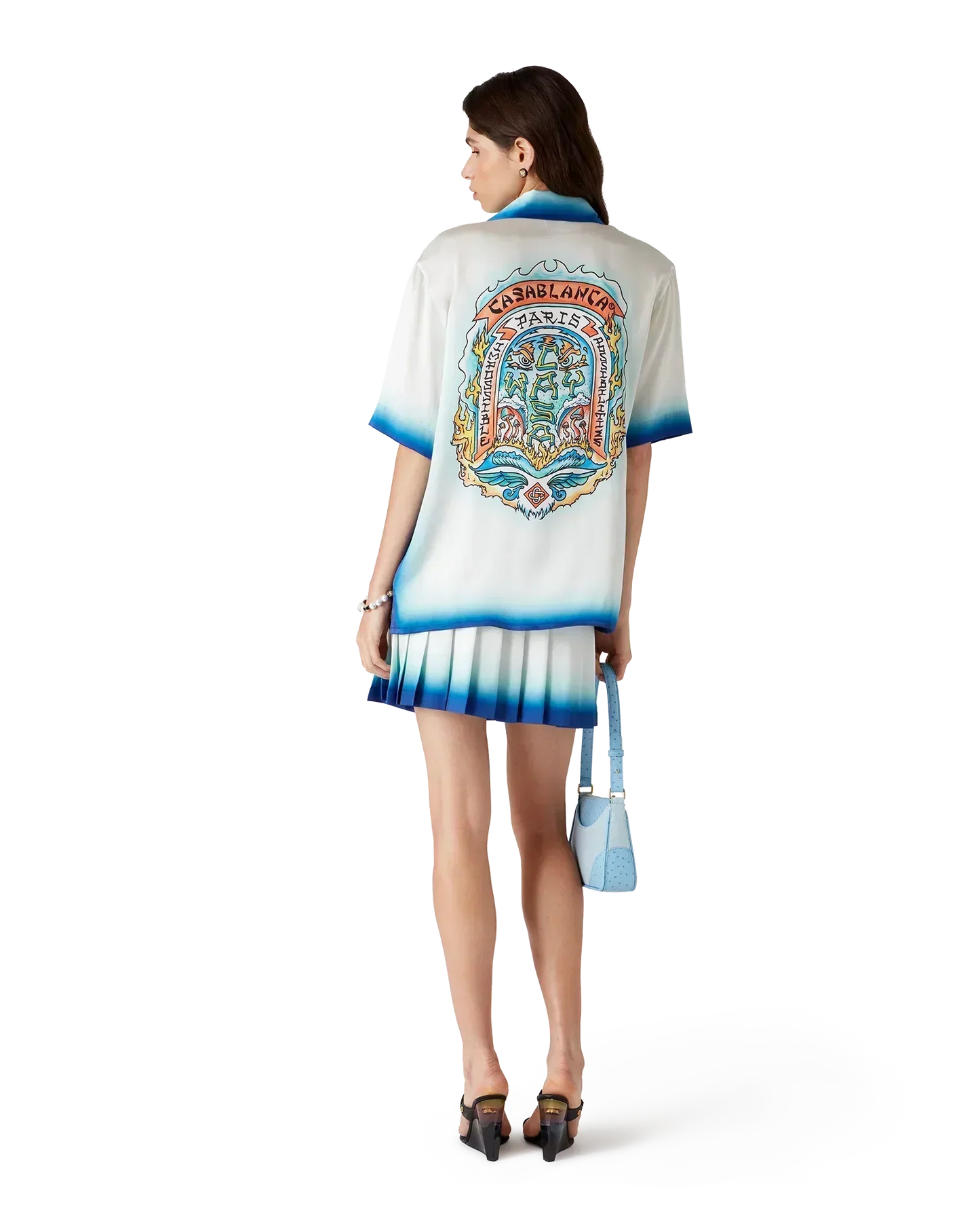 Casa Way Skate Short Sleeve Silk Shirt